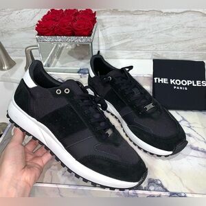 The Kooples $295 Suede Printed Sneakers Size EU 44/US 10.5.